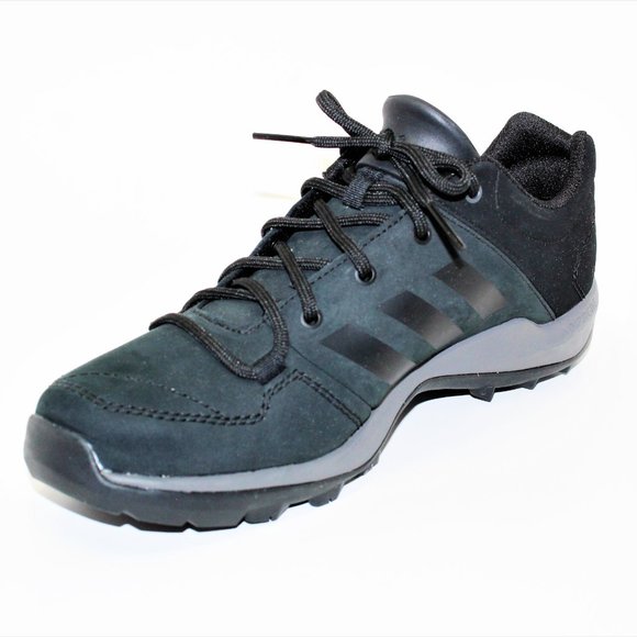 Adidas Daroga Plus Lea Black Marathon Running/Hiking Shoes Men\'s 9 NWT!